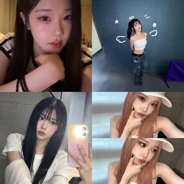 Potret tampilan feed Instagram Chaewon CLASSy