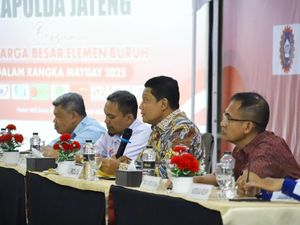 Sarasehan Kapolda Jateng Dengan Serikat Buruh; Komitmen Wujudkan May Day 2025 Kondusif