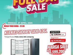 Beli Kulkas Jumbo di Transmart Full Day Sale Bisa Dapat Diskon Rp 2,7 Juta