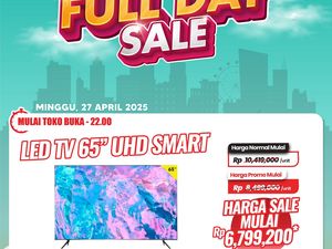 Besok Transmart Full Day Sale! Smart TV 65 Inch Mulai Rp 6 Jutaan