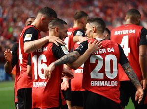Hasil Liga Jerman: Bekuk Augsburg, Leverkusen Tunda Pesta Juara Bayern Hasil Liga Jerman: Bekuk Augsburg, Leverkusen Tunda Pesta Juara Bayern