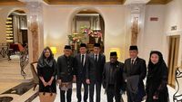 Jokowi dkk Utusan Prabowo Serba Hitam ke Pemakaman Paus Fransiskus
