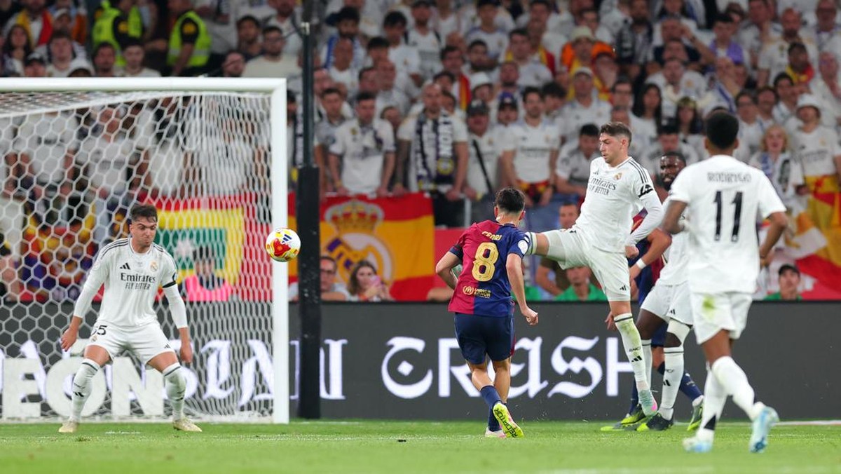 Barcelona vs Real Madrid di final Copa del Rey. Foto: Fran Santiago/Getty Images