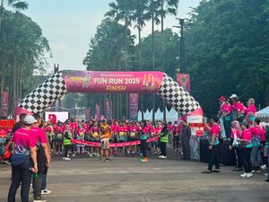 Fun Run 2025 di GBK Diikuti 1.000 Peserta