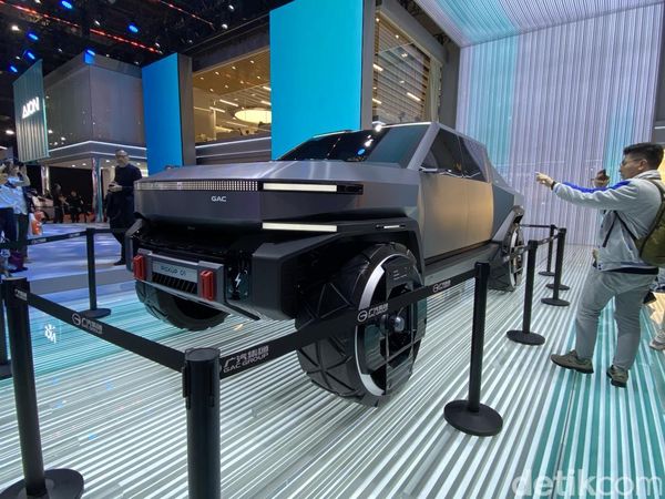 Tampang Sangar Pickup 01, Mobil Konsep dari GAC untuk Senggol Tesla!