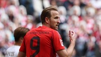 4. Harry Kane - Bayern Munich. 24 gol dikalikan 2 (koefisien Bundesliga) = 48 poin. Foto: REUTERS/Gintare Karpaviciute