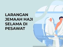 Larangan Jemaah Haji 2025 Selama di Pesawat