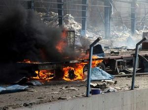 Ledakan di Pelabuhan Rajaee Iran Diduga Berasal dari Kontainer Muatan Kimia Ledakan di Pelabuhan Rajaee Iran Diduga Berasal dari Kontainer Muatan Kimia