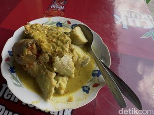 Sedapnya Lontong Tuyuhan Khas Rembang dengan Kuah Gurih Kental Sedapnya Lontong Tuyuhan Khas Rembang dengan Kuah Gurih Kental
