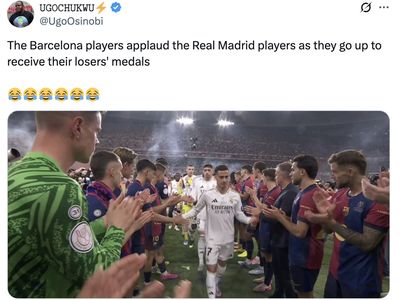 Meme Real Madrid Dipecundangi Barcelona, Terancam Tanpa Trofi