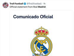 Begini pernyataan Madrid di situs resminya. (Foto: X.com/@TrollFootball)