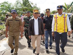 Gubernur Kalteng Tinjau Banjir Barito Selatan, Salurkan 3.000 Paket Sembako