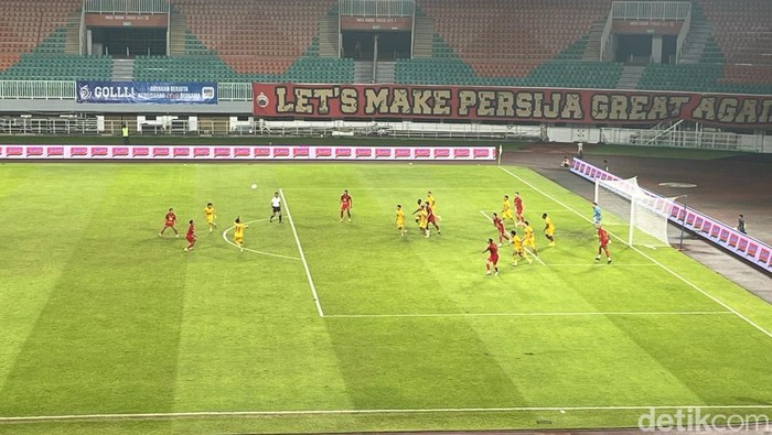 Persija Jakarta, Semen Padang, Liga 1 Persija Jakarta vs Semen Padang pada lanjutan Liga 1 di Stadion Pakansari, Bogor.