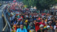 Potret Padatnya CFD Jakarta Hari Ini