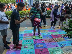Serunya Main Ular Tangga Lawan Hoaks di CFD