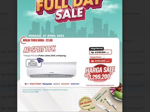 AC Split 1 PK Hemat Jutaan Rupiah di Transmart Full Day Sale