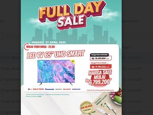 Diskon Besar-besaran Smart TV UHD 65 inch di Transmart Full Day Sale