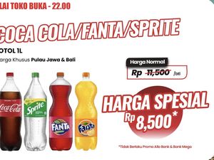 Aneka Minuman Bersoda Banting Harga di Transmart Full Day Sale