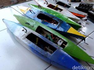 Serunya Balap Mini Boat Racing Fiber Ala Anak Pesisir Pantura Probolinggo