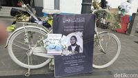 Potret Ghost Bike di Jl Thamrin, Pengingat Kerasnya Ibukota bagi Pesepeda