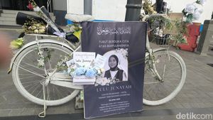 Potret Ghost Bike di Jl Thamrin, Pengingat Kerasnya Ibukota bagi Pesepeda
