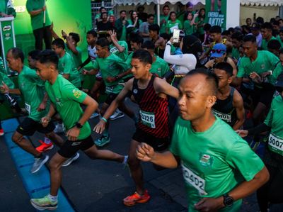 Meriahnya 3.500 Pelari Ikuti Event Race di Makassar