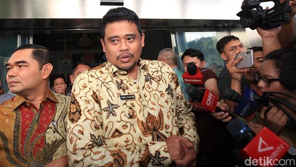 Potret Bobby Nasution Hadiri Koordinasi Antikorupsi di KPK