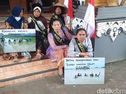 Massa Geruduk DPRD Pati Lagi, Desak Tambang Kendeng Ditutup
