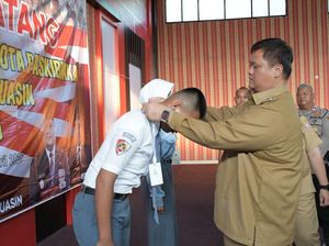 Sekda Banyuasin Erwin Ibrahim Beri Wejangan ke Calon Paskibraka