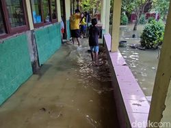 Banjir Rendam SD di Ketitang Wetan Pati, Begini Kondisi Terkini
