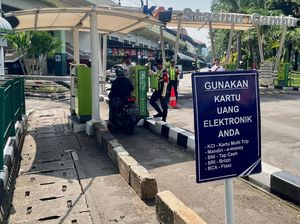 Usai Viral Maling Motor, Pintu Masuk Stasiun Gambir Dijaga Satpam