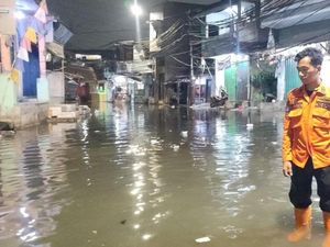 Banjir Rob Terjadi di Pluit Jakut Hari Ini, Ketinggian Air 25 Cm Banjir Rob Terjadi di Pluit Jakut Hari Ini, Ketinggian Air 25 Cm
