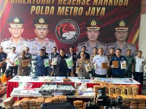 Polda Metro Bongkar 1.566 Kasus Narkoba, 211 Kg Ganja-25 Kg Sabu Disita