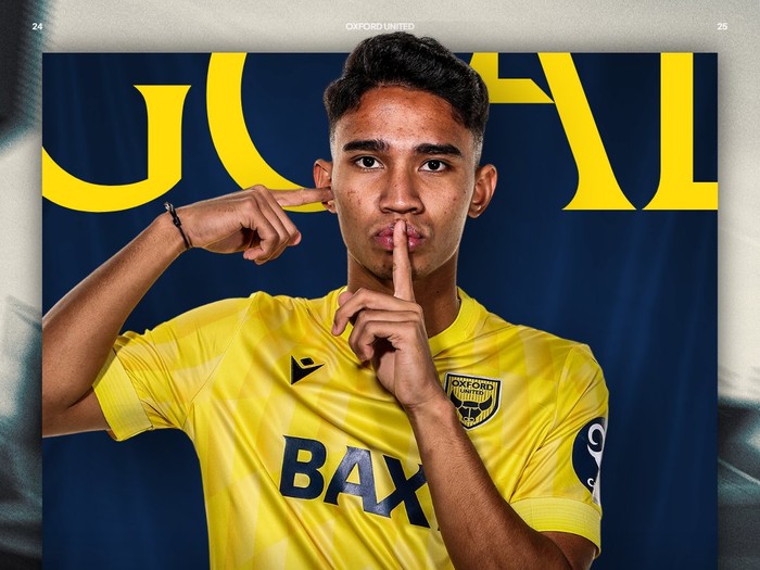 Marselino Ferdinan mencetak gol dikala Oxford United U-21 bermain imbang melawan Luton Town U-21.