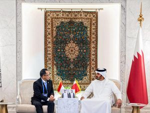 Menteri Tito Karnavian Bertemu Mendagri Qatar di Global Security Forum