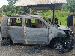 Mobil di Malili Luwu Timur Terbakar Usai Isi BBM di SPBU