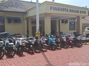 26 Motor Tarikan Debt Collector di Bogor Diamankan, Akan Serahkan ke Pemilik