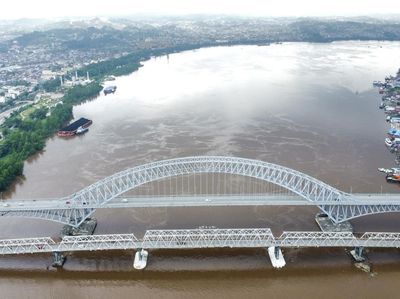 BBPJN Uji Stabilitas Jembatan Mahakam I Pasca Tabrakan Kapal