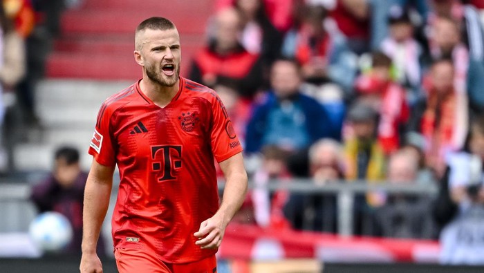eric dier bayern munich bundesliga liga jerman Munich, Germany - April 26: Eric Dier of Bayern Muenchen looks on during the Bundesliga match between FC Bayern München and 1. FSV Mainz 05 at Allianz Arena on April 26, 2025 in Munich, Germany. (Photo by Harry Langer/DeFodi Images/DeFodi via Getty Images)