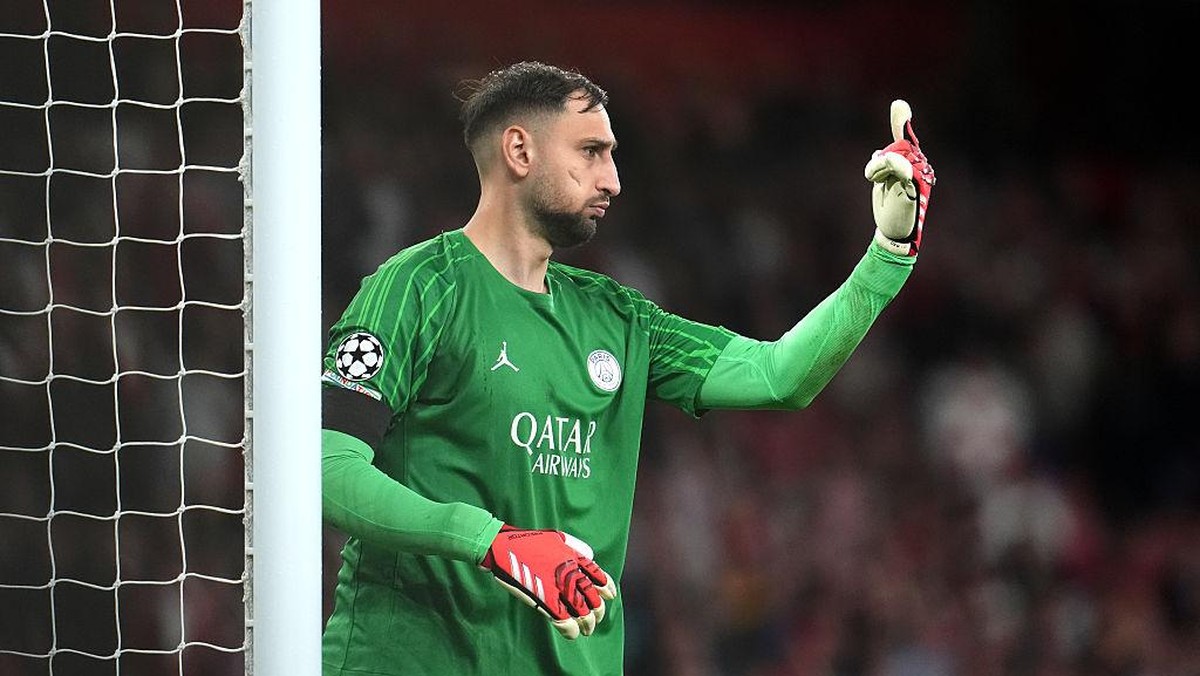 Kiper PSG, Gianluigi Donnarumma. (Foto: Adam Davy/PA Images via Getty Images)