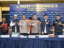 Polisi Tangkap 2 Mata Elang Perampas Motor Warga di Pasar Kemis Tangerang