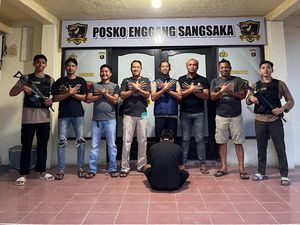 Preman di Kutim Bacok Sopir Truk, Polisi Meringkusnya Setelah 2 Kali Lolos