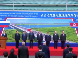 Video Jembatan Rusia-Korea Utara Mulai Dibangun!