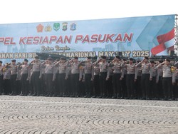 13.701 Personel Polisi Amankan May Day Fiesta 2025 di Monas