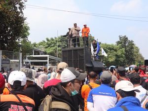 Polisi Sukses Jamin Kelancaran Aksi Buruh Pasuruan dari Start hingga Finish