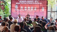 Potret Driver Online Kumpul Bahas Potongan Aplikator