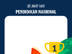 35+ Twibbon Hardiknas 2025, Ekspresikan Semangat Pendidikan