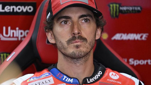 JEREZ DE LA FRONTERA, SPAIN - APRIL 25: Ducati Lenovo team pilot Francesco Bagnaia takes part in a practice session at the 4.42-kilometer Jerez-Angel Nieto circuit prior to the MotoGP Spanish Grand Prix of Jerez, on April 25, 2025 in Jerez de la Frontera, Spain. (Photo by Burak Akbulut/Anadolu via Getty Images)