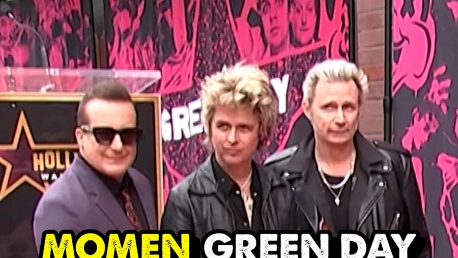 Video Reaksi Green Day Dianugerahi Walk of Fame: Seperti di Pemakaman Sendiri