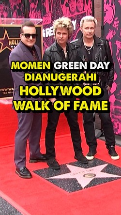 Video Reaksi Green Day Dianugerahi Walk of Fame: Seperti di Pemakaman Sendiri
